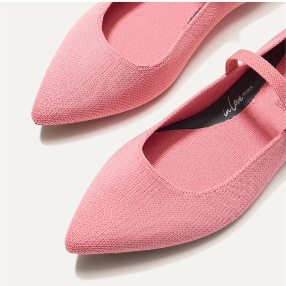 Rothy’s tulip pink May Jane ll flats sz 11 - Picture 6 of 15